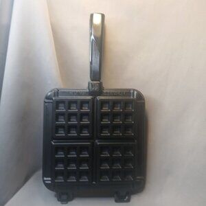 Nordic Ware Belgian Waffler Maker Stovetop Camping Waffle Handled Black Heavy